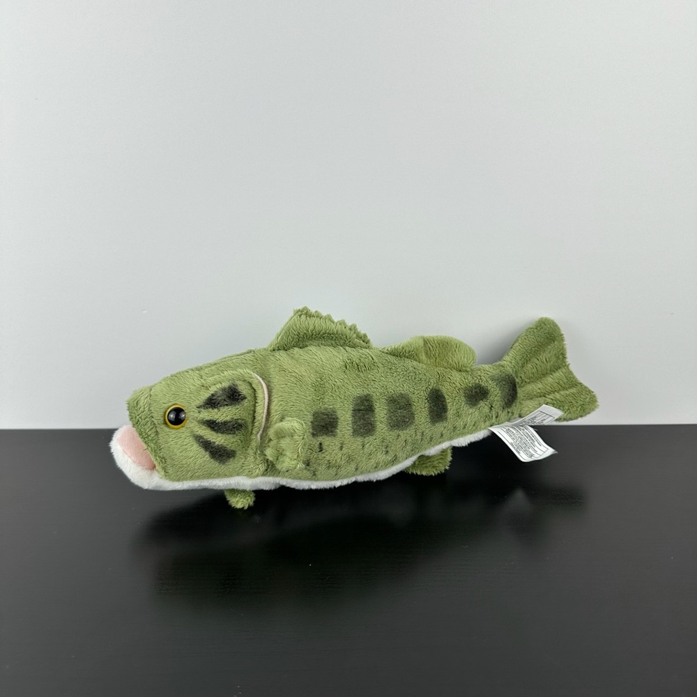 Wildlife Artists Largemouth Bass 10" Wild Life Artist Plush Large Mouth Fish